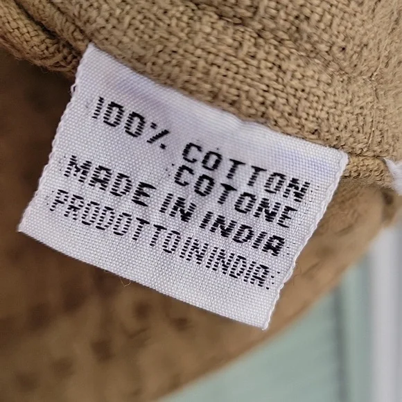 Vintage Cotton Beaded Embroidered Vest Sz M - Picture 8 of 9